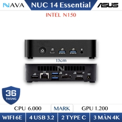 ASUS NUC 14 Essential Intel N150 Mini PC siêu bền, siêu mạnh cho công việc và giải trí