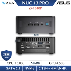 Mini PC ASUS NUC 13 Pro RNUC13ANHI500001I ( Core i5-1340P | DDR4 3200 | Iris Xe | NVMe PCIe4.0 | Wi-Fi+Bluetooth)
