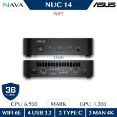 ASUS NUC 14 Essential Intel N97 Mini PC siêu bền, siêu mạnh cho công việc và giải trí