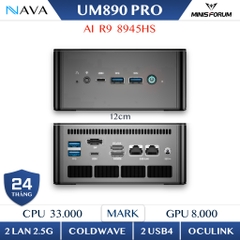 [Like New] Minisforum UM890 PRO Mini PC Gaming AMD Ryzen 8945HS Radeon 780M RDNA3 Máy tính R9 8000 Seri