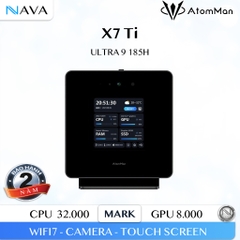 AtomMan X7 Ti Core Ultra 9 185H Intel Arc Mini PC MinisForum Camera Wi-Fi 7 USB4 Oculink