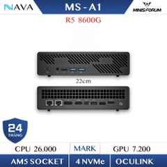 Minisforum MS-A1 AMD Ryzen 7000 đến 9000 series Desktop socket AM5⏐Mini PC⏐USB4⏐Oculink 2.5GB MSA1