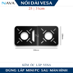 Gía treo VESA Nối dài để Tích hợp Mini PC và Tay Arm Màn hình