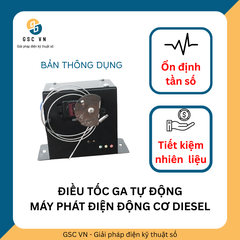 Bộ điều tốc ga tự động dành cho máy phát điện (bản thông dụng)