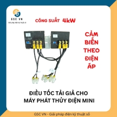 ĐIỀU TỐC TẢI GIẢ CHO MÁY PHÁT THUỶ ĐIỆN MINI CÔNG SUẤT 4kW (CẢM BIẾN THEO ĐIỆN ÁP)