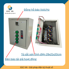 TỦ ĐIỀU TỐC TẢI GIẢ MÁY PHÁT THỦY ĐIỆN MINI 8KW