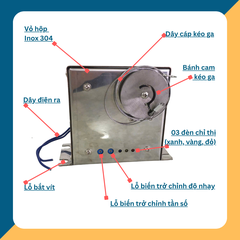 Bộ điều tốc ga tự động cho máy phát điện (bản nâng cấp)