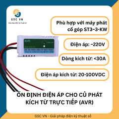 COMBO PHỤ KIỆN MÁY PHÁT ĐIỆN (GA TỰ ĐỘNG + AVR)