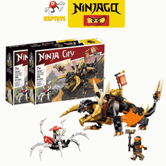 [NINJA] Cole’s Earth Dragon EVO Ninja City, 227 Mảnh ghép, 68782