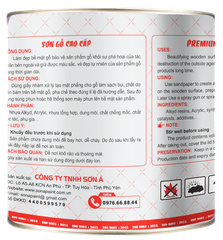 Sơn gỗ cao cấp (Ngoài trời)