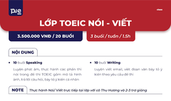 LỚP TOEIC NÓI - VIẾT