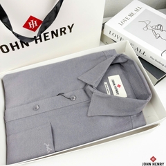 Áo sơ mi nam dài tay John Henry Form Vừa WS25FH84C-LCRG