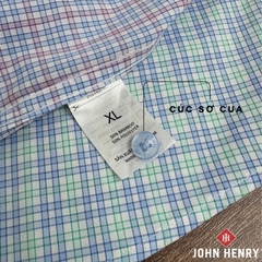 Áo Sơ Mi Nam Tay Ngắn John Henry họa tiết WS25SS05T-SDBB