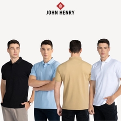 Áo Polo Nam John Henry Tay ngắn chuẩn form thanh lịch - KS24ES04T-SCCA