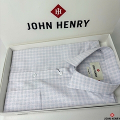 Áo Sơ Mi Nam Tay Ngắn John Henry Caro WS25SS32P-SDBB