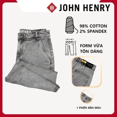 Quần Short Jean Nam John Henry Trẻ Trung Năng Động SP26SS03C-AKJN