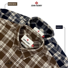 Áo sơ mi nam dài tay John Henry Form Vừa WS25FH102P-LCRG