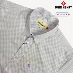 Áo Sơ Mi Nam Tay Ngắn John Henry họa tiết Caro WS25SS36T-SDBB