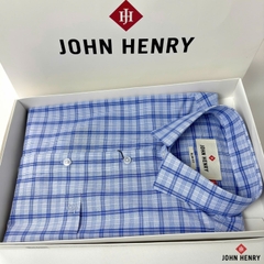 Áo Sơ Mi Nam Ngắn Tay John Henry Form Ôm WS25SS55C-SD