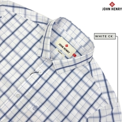 Áo Sơ Mi Nam Tay Ngắn John Henry Caro WS25FH80T-SDBB