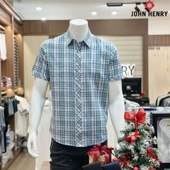 Áo Sơ Mi Nam Ngắn Tay John Henry Form Vừa WS25SS07P-SC