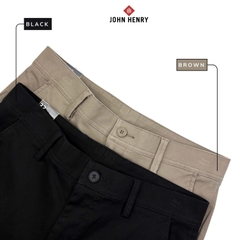 Quần Kaki Nam John Henry KP25FH24C-NMSL - Slim Fit - Form Ôm