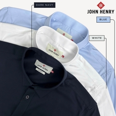 Áo Sơ Mi Nam Tay dài John Henry, lịch lãm, thời thượng-WS24ES59C