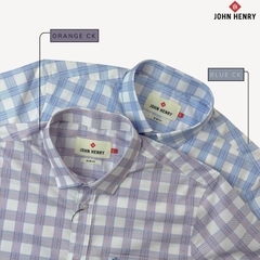Áo Sơ Mi Nam Tay Ngắn John Henry Caro WS25SS51T-SDBB