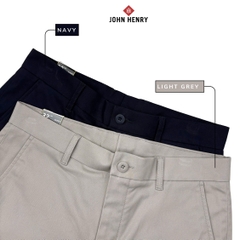 Quần Kaki Nam John Henry KP26SS03P-NMSL - Slim Fit - Form Ôm