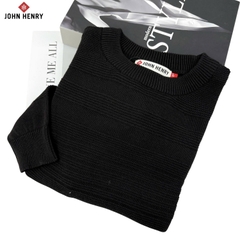 Áo Len Nam Cổ Tròn Tay Ngắn SW25FH08P-LB