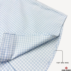 Áo Sơ Mi Nam Tay Ngắn John Henry Caro WS25FH67C-LD