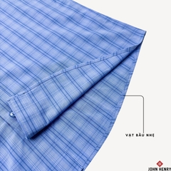 Áo Sơ Mi Nam Tay Ngắn Caro Form Ôm WS25SS57C-SDBB
