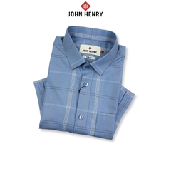 Áo Sơ Mi Nam Tay Ngắn John Henry Caro WS25FH87T-SDBB