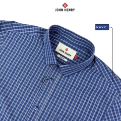 Áo Sơ Mi Nam Tay Ngắn John Henry Caro WS25FH91T-SDBB
