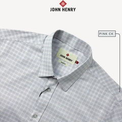 Áo Sơ Mi Nam Tay Ngắn John Henry Caro WS25SS32P-SDBB