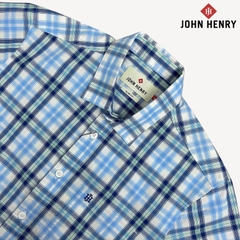 Áo Sơ Mi Nam Ngắn Tay John Henry Caro WS25SS04T-SC