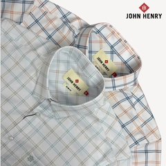 Áo Sơ Mi Nam Ngắn Tay John Henry Caro WS25SS03P-SDBB