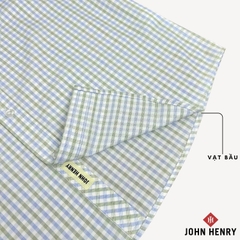 Áo Sơ Mi Nam Tay Ngắn John Henry Caro WS25SS38C-SCBB