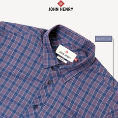 Áo Sơ Mi Nam Tay Ngắn John Henry Caro WS25SS31P-LCBB