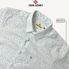 Áo Sơ Mi Nam Ngắn Tay John Henry Form Ôm WS25SS54P-SC