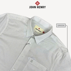 Áo Sơ Mi Nam Ngắn Tay John Henry Form Vừa WS25SS49P-CF