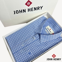 Áo Sơ Mi Nam Tay Ngắn John Henry Caro WS25SS01C-SDBB