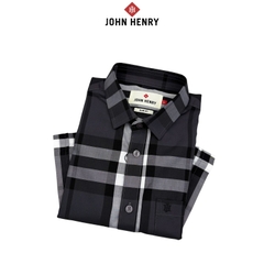 Áo Sơ Mi Nam Tay Ngắn John Henry Caro WS25FH90T-SDBB