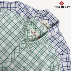 Áo Sơ Mi Nam Ngắn Tay John Henry Caro WS25SS08P-SC