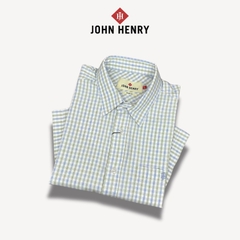 Áo Sơ Mi Nam Tay Ngắn John Henry Caro WS25SS38C-SCBB