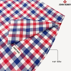 Áo Sơ Mi Nam Ngắn Tay John Henry Form Ôm WS25SS53P-SC
