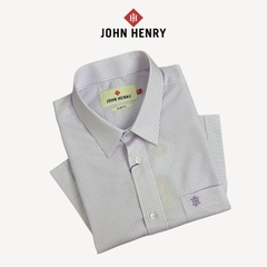 Áo Sơ Mi Nam Tay Ngắn John Henry họa tiết Caro WS25SS36T-SDBB
