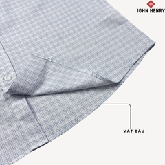 Áo Sơ Mi Nam Tay Ngắn John Henry Caro WS25SS32P-SDBB