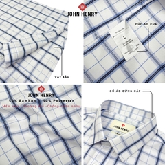 Áo Sơ Mi Nam Tay Ngắn John Henry Caro WS25FH80T-SDBB