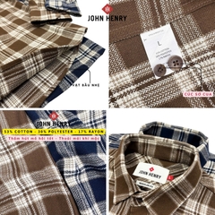 Áo sơ mi nam dài tay John Henry Form Vừa WS25FH102P-LCRG